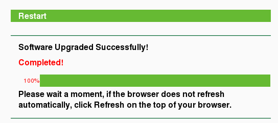 Erfolgreich geflasht